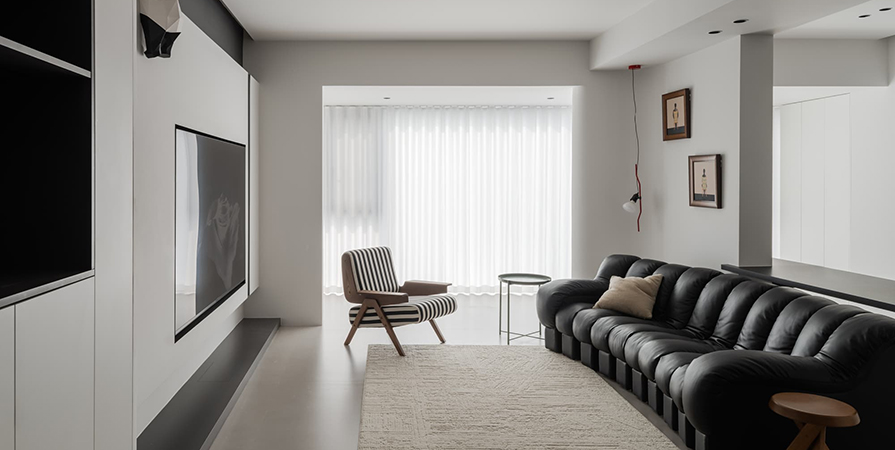 中建理想城133㎡简约风格三居室装修案例