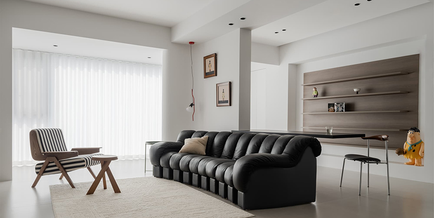 中建理想城133㎡简约风格三居室装修案例