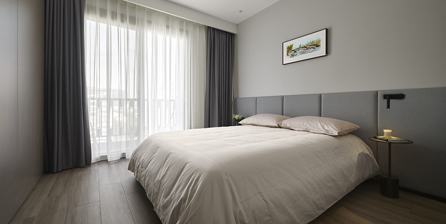 桂语映月100㎡现代简约三居室装修案例