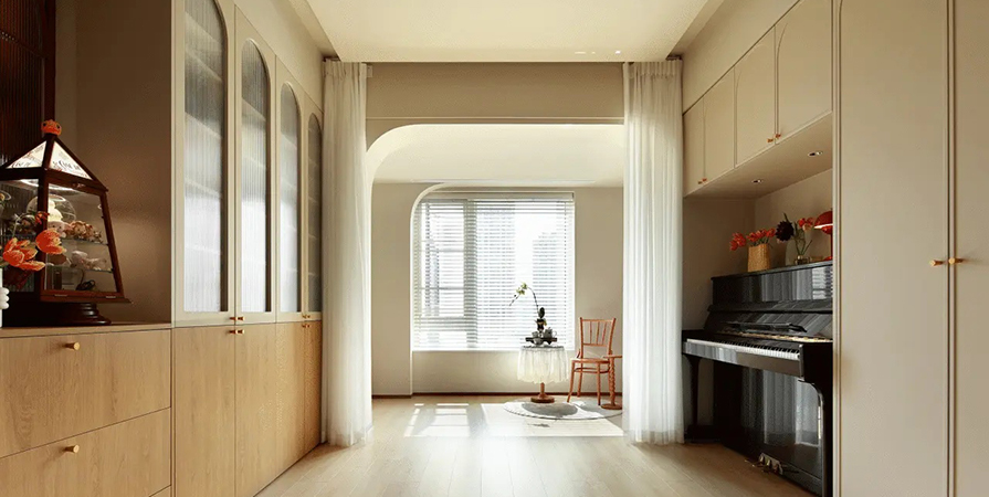 桂语映月85㎡法式风格两居室装修案例