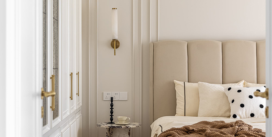 绿城·桂月雲翠106㎡法式风格三居室装修案例