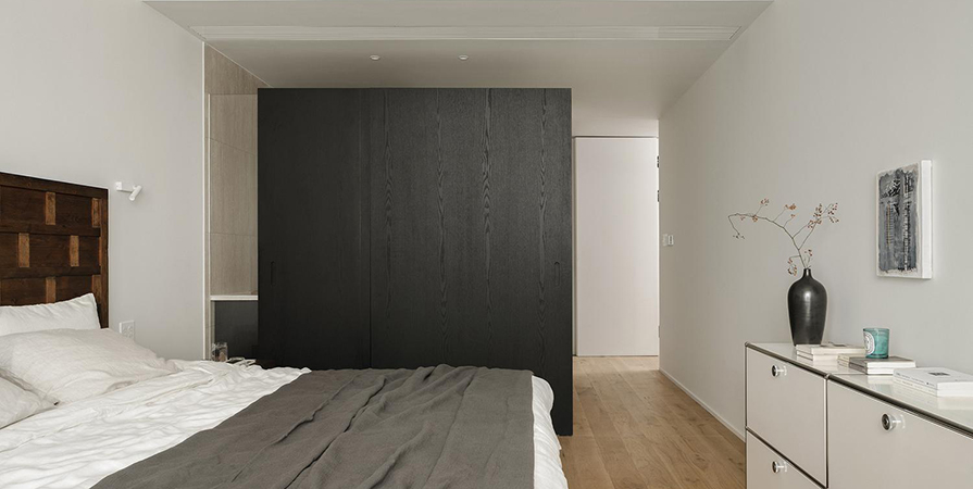 桂语映月125㎡中古风格三居室装修案例