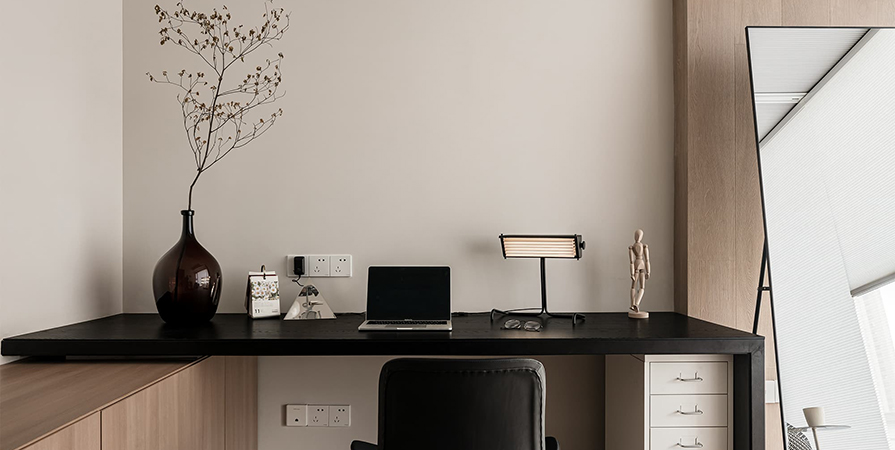 绿城·桂月雲翠89㎡简约风格三居室装修案例