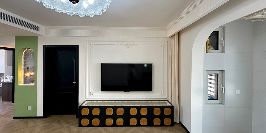 万科金域华府95㎡轻法式风格三居室原创案例