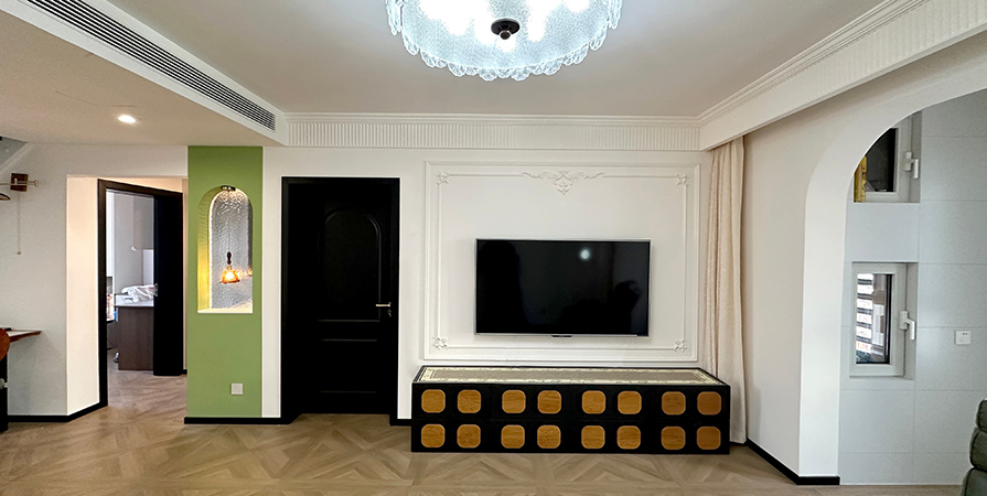 万科金域华府95㎡轻法式风格三居室原创案例