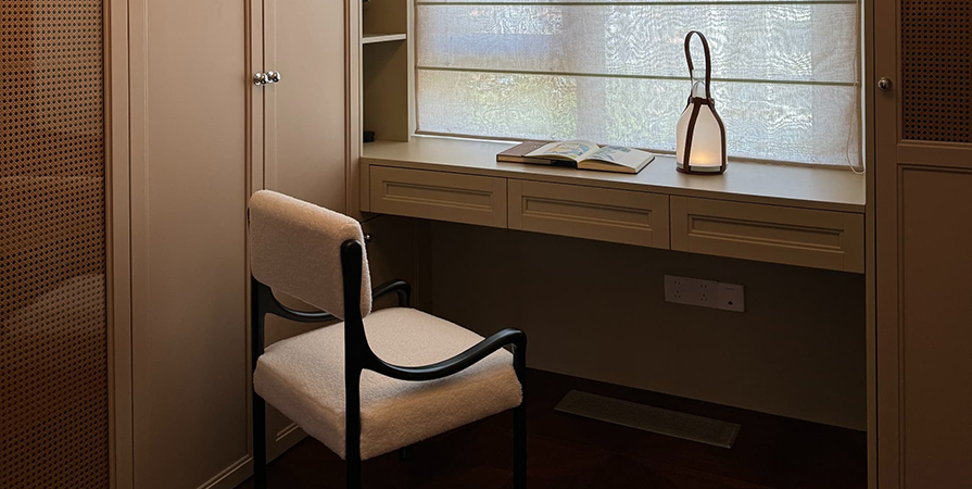 新城·长风雅著115㎡中古风格三居室装修案例