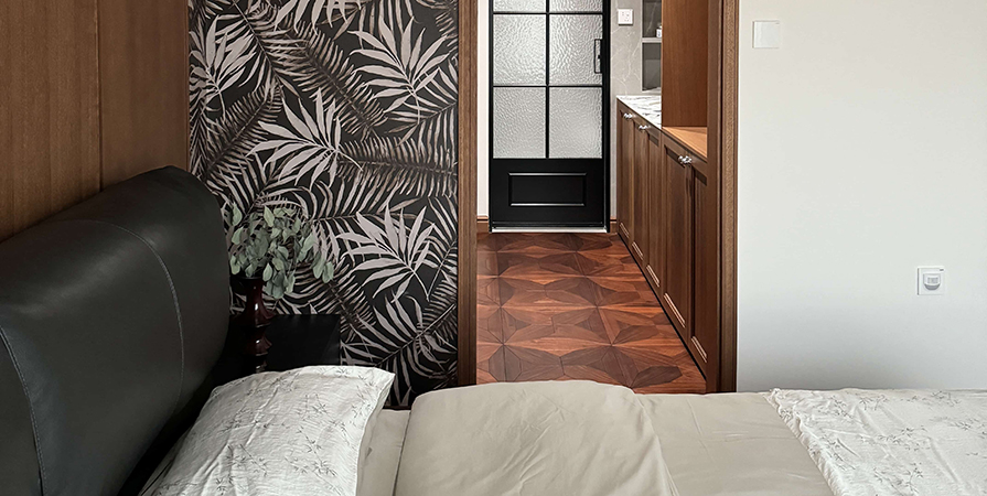 新城·长风雅著115㎡中古风格三居室装修案例