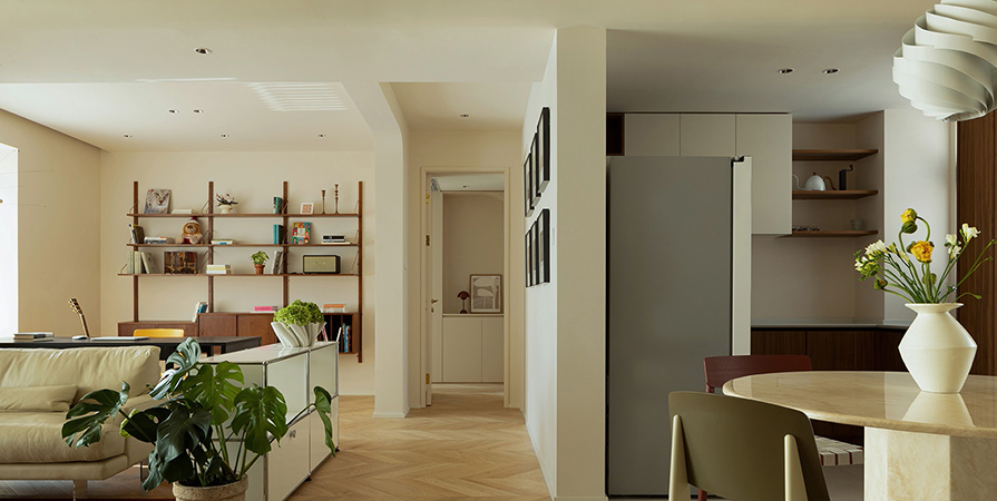 龙曜城129㎡轻法式风三居室装修案例