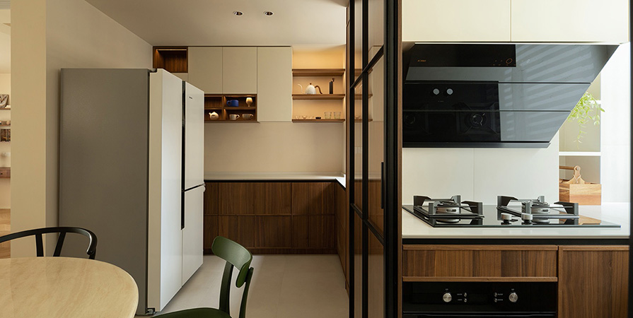 龙曜城129㎡轻法式风三居室装修案例