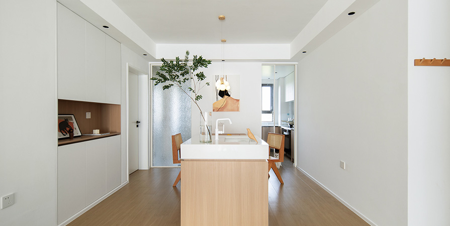 中储城邦140㎡原木风格三居室装修案例