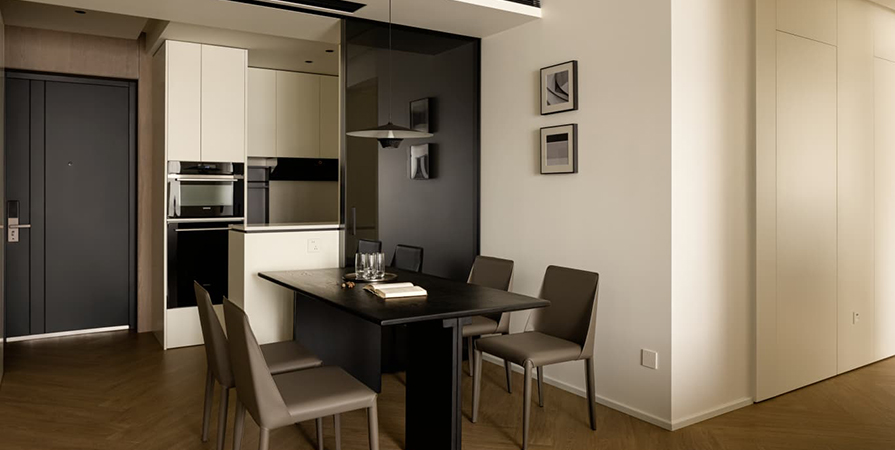 未来城89㎡简约风格三居室装修案例