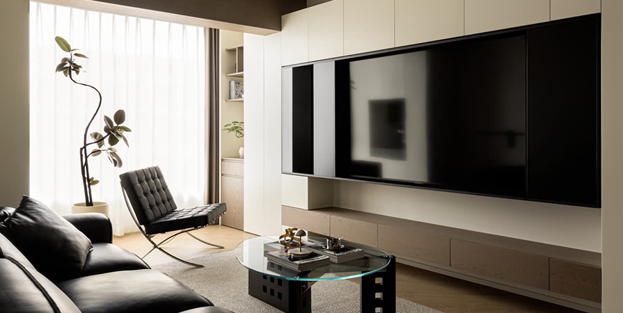 未来城89㎡简约风格三居室装修案例