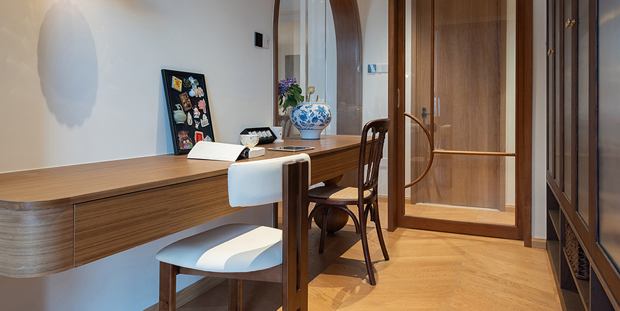 龙曜城110㎡法式风格三居室装修案例