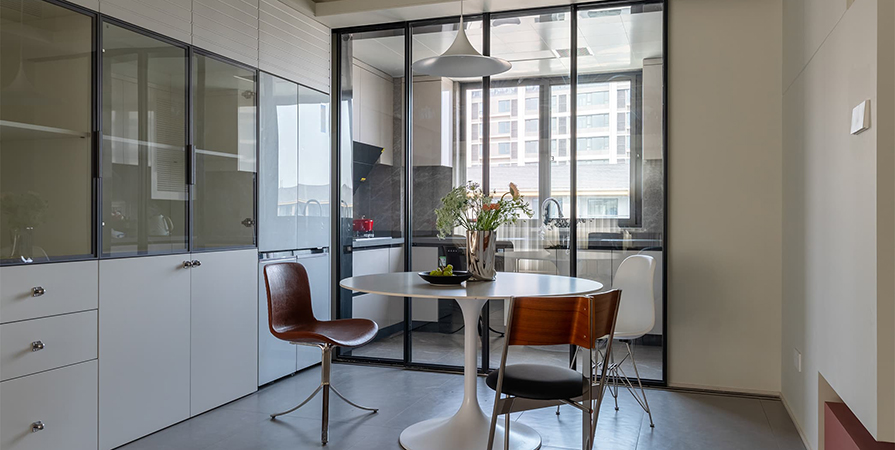 中建理想城143㎡简约风格三居室装修案例