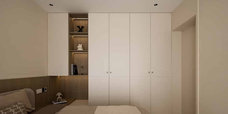 城东春晓126㎡奶油风格三居室装修案例