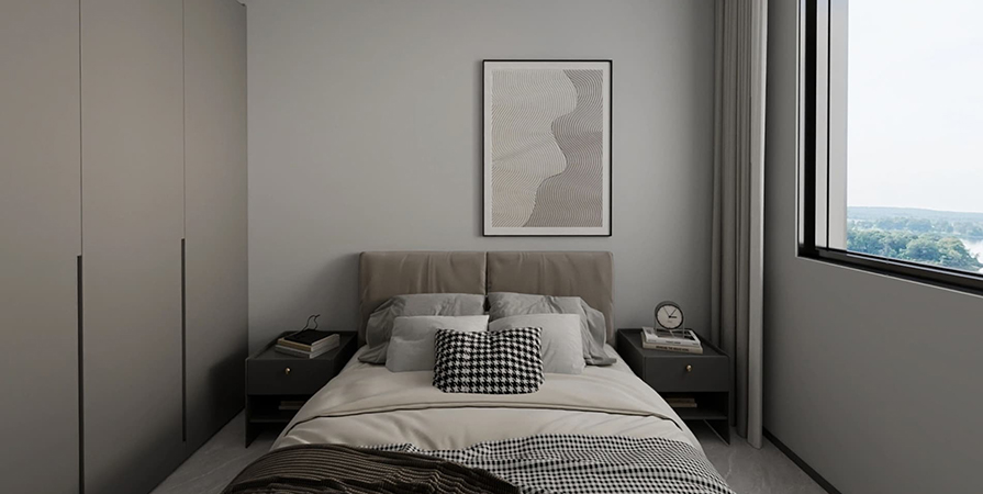 中海·学府源境91㎡简约风格三居室原创案例