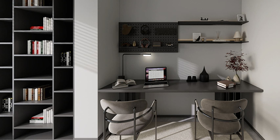 中海·学府源境91㎡简约风格三居室原创案例