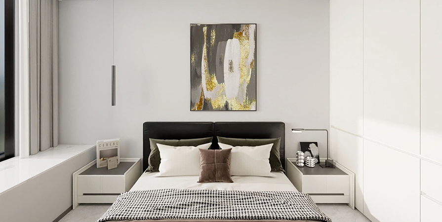 中海·学府源境91㎡简约风格三居室原创案例