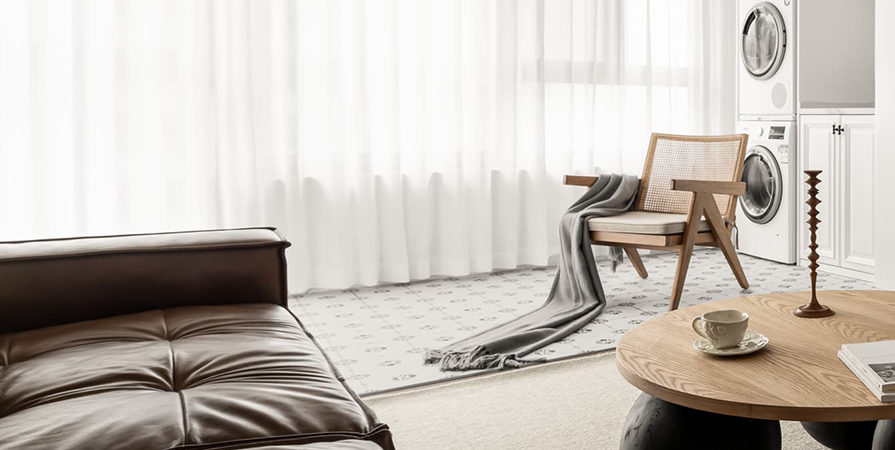 城投水西·东方天宸128㎡中古风格三居室装修案例