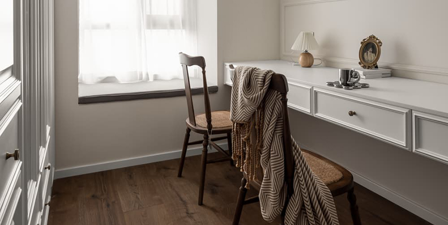 城投水西·东方天宸128㎡中古风格三居室装修案例