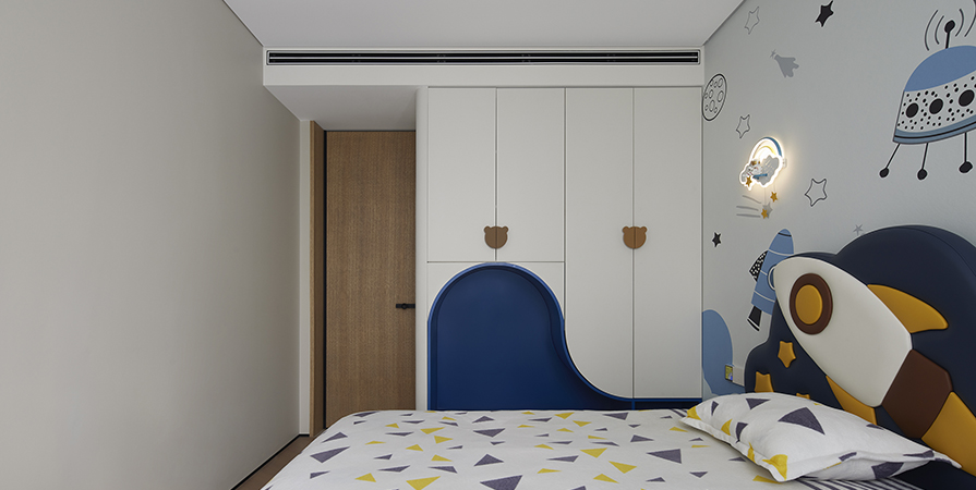 津铁境界184㎡简约风格四居室装修案例