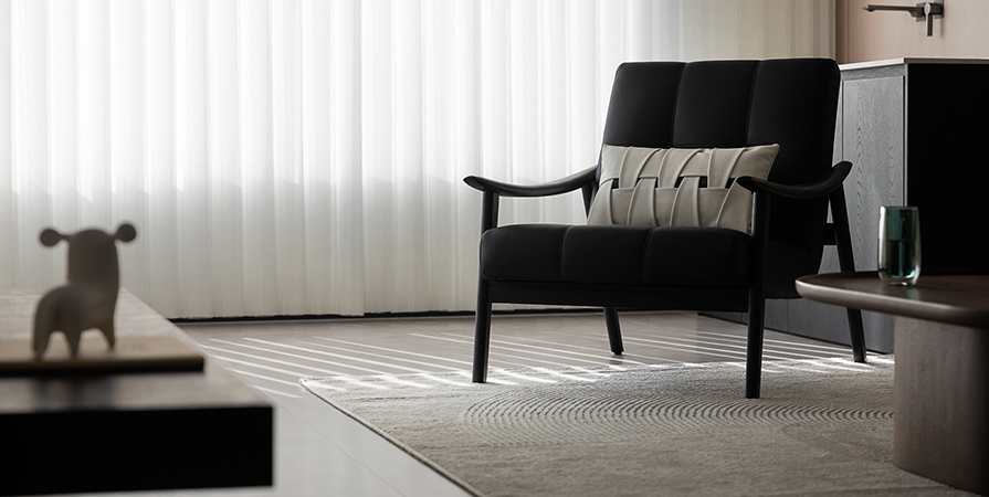 梅江和悦116㎡极简风格三居室装修案例