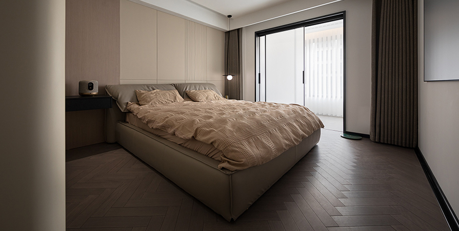 梅江和悦116㎡极简风格三居室装修案例