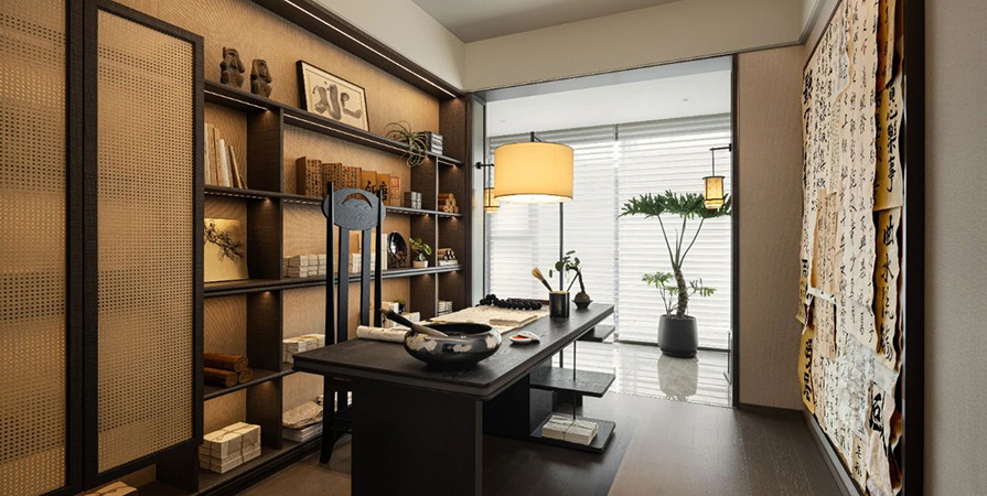 中建理想城143㎡宋氏美学风格三居室装修案例