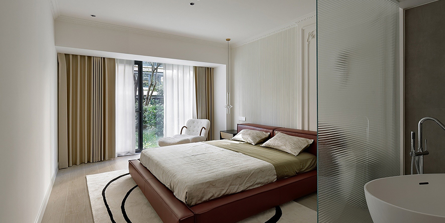 格调松蕉128㎡法式风格三居室装修案例