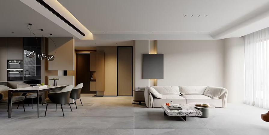 中海·十里观澜116㎡简约风格三居室原创案例