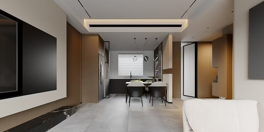 中海·十里观澜116㎡简约风格三居室原创案例