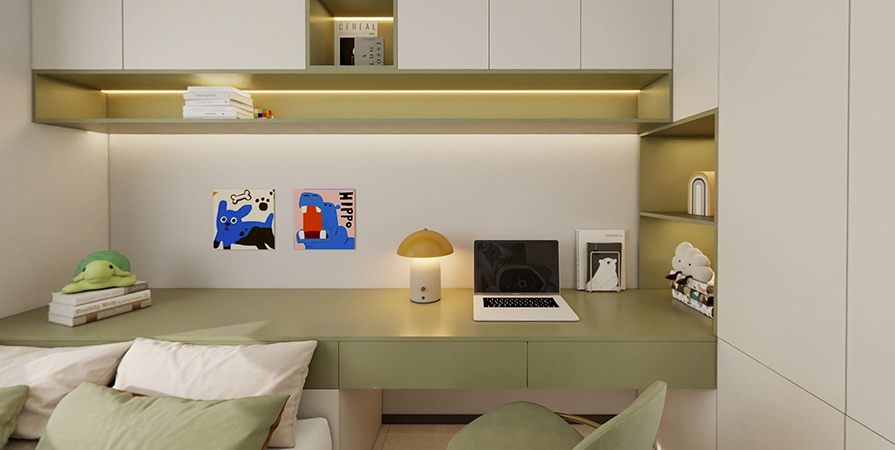 星河湾花苑133㎡简约风格三居室原创案例