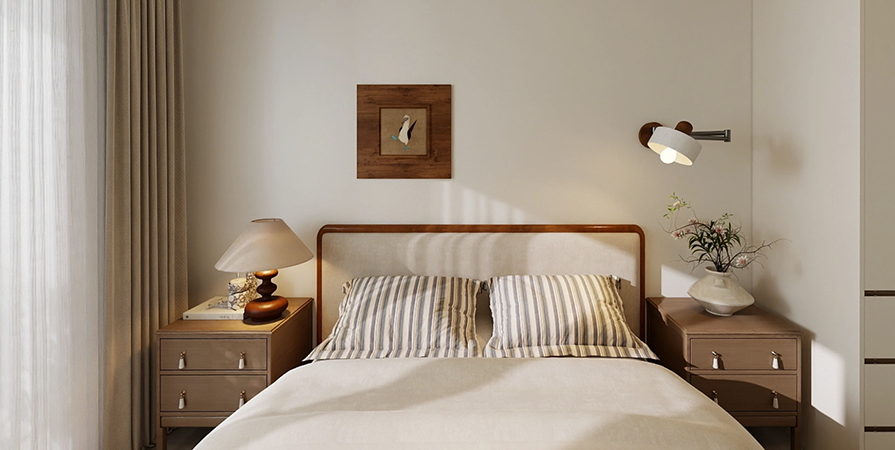 恋日风景100㎡中古风格两居室原创案例