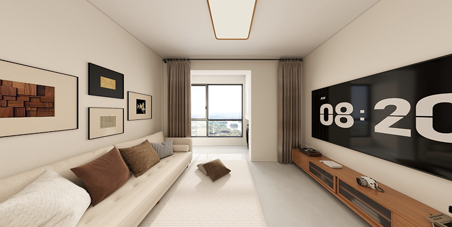 金芳园85㎡原木风格两居室原创案例