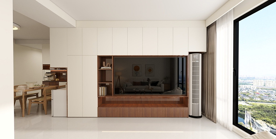 阳光100国际新城150㎡原木风格四居室原创案例