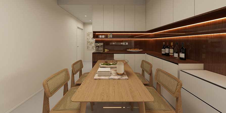 阳光100国际新城150㎡原木风格四居室原创案例